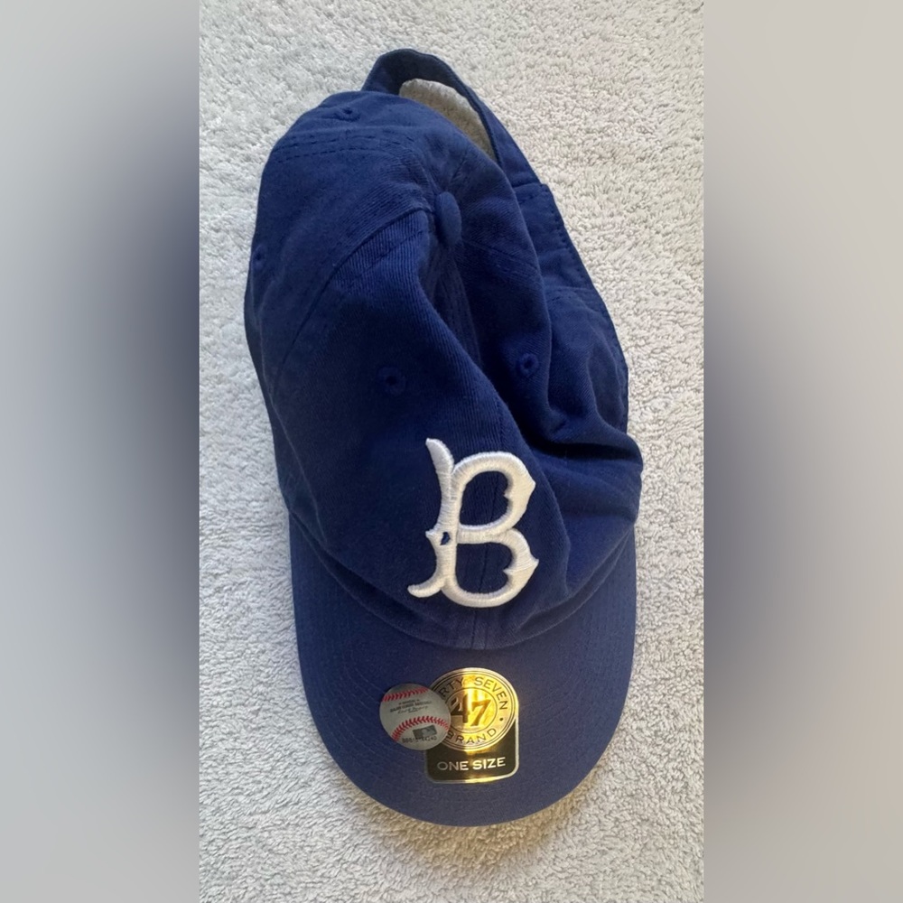 Brooklyn Dodgers / Los Angeles 47 Brand Navy Cap with White Logo
